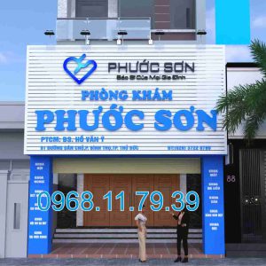 Làm bảng hiệu thanh lam tại HCM