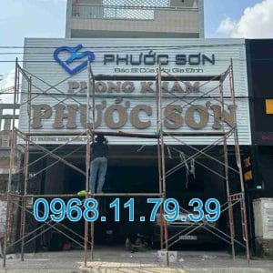 Làm bảng hiệu thanh lam tôn tại HCM
