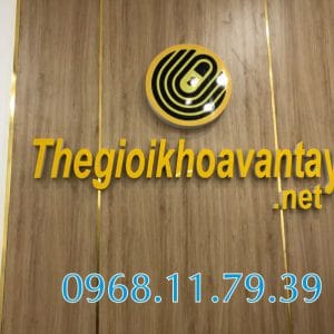 Gia công logo mica đẹp, Giá rẻ TP.HCM