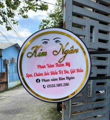 Hộp đèn mica đẹp