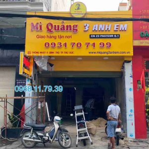 Thi công bảng hiệu quảng cáo đẹp tại Tân bình