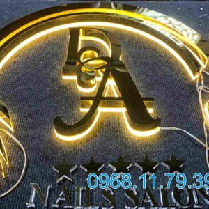 Làm logo inox sáng chân tại Thủ Đức