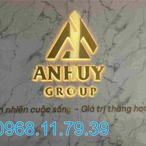 Làm logo inox vàng xước tại Quận 5