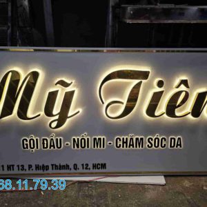 Thi công bảng hiệu chữ nổi inox tại Quận 11 đẹp