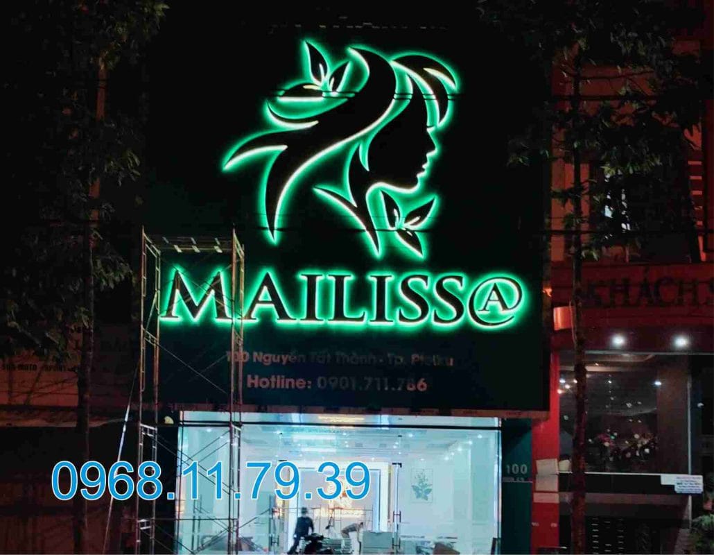 Thiết kế bảng hiệu chữ inox đẹp tại HCM