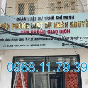Làm bảng hiệu alu tại Phú Nhuận