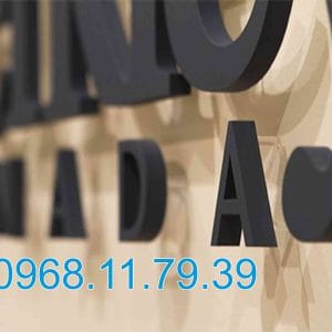 Làm bảng hiệu chữ nổi inox tại Phú Nhuận