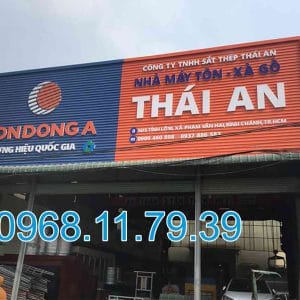 Làm bảng hiệu tôn tại Gò Vấp