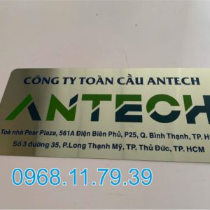 Làm bảng tên công ty inox tại quận 5