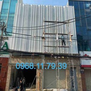 Quá trình thi công bảng hiệu Salon tóc