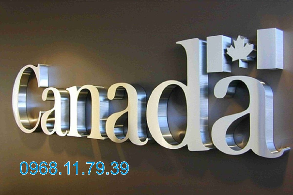 bảng hiệu chữ inox 2025