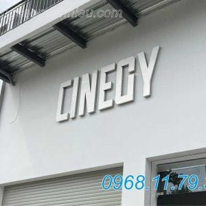 Gia công chữ inox bạc xước tại Hóc Môn