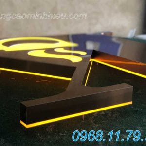 Gia công chữ inox sáng chân tại Hóc Môn