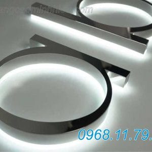 Gia công chữ inox sáng chân tại Tân Bình