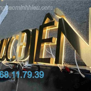 Gia công chữ inox tại Tân Phú