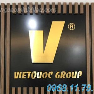 Gia công chữ inox vàng đồng tại Tân Bình